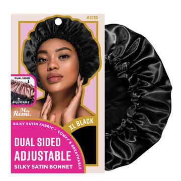 Ms. Remi Adjustable Dual-Sided Silky Satin Bonnet X-Large
